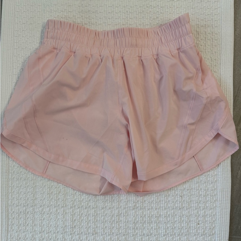 Lululemon Athletica Light Pink Athletic Shorts